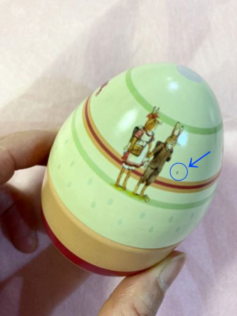 缶入り　ドイツ　イースターエッグ　キャンドル