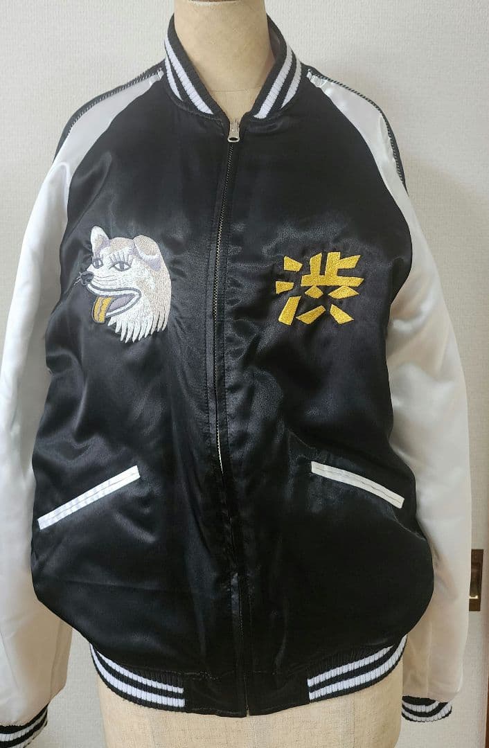 渋谷VANQUISH スカジャン ハチ公 L　新品未使用　美品 2026年最新】Black by vanquish スカジャンの人気アイテム - メルカリ