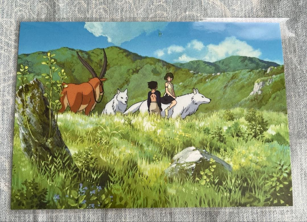 スタジオジブリ 三鷹の森ジブリ美術館 ポストカード もののけ姫