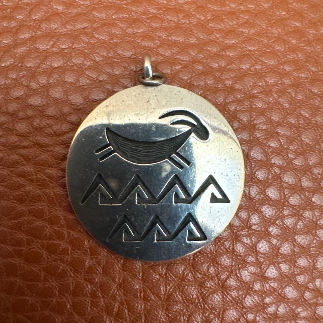 インディアンジュエリー　ホピ族　 ＲＫ　シルバー　ペンダントトップ