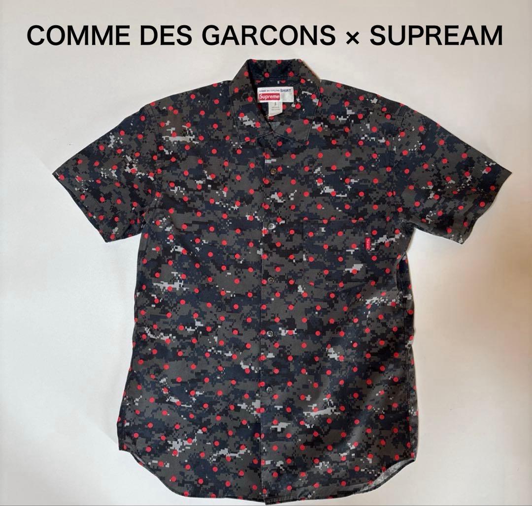 コムデギャルソン　シュプリーム　supreme カモフラシャツ