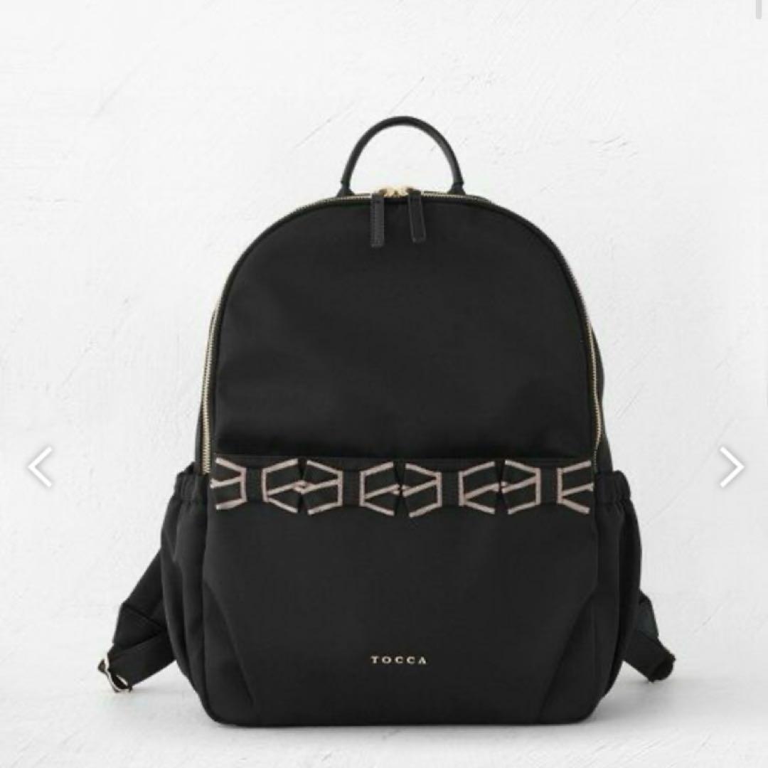 momomama 様専用 TOCCA ♪ブラック♪バックパック♪フリル♪可愛い