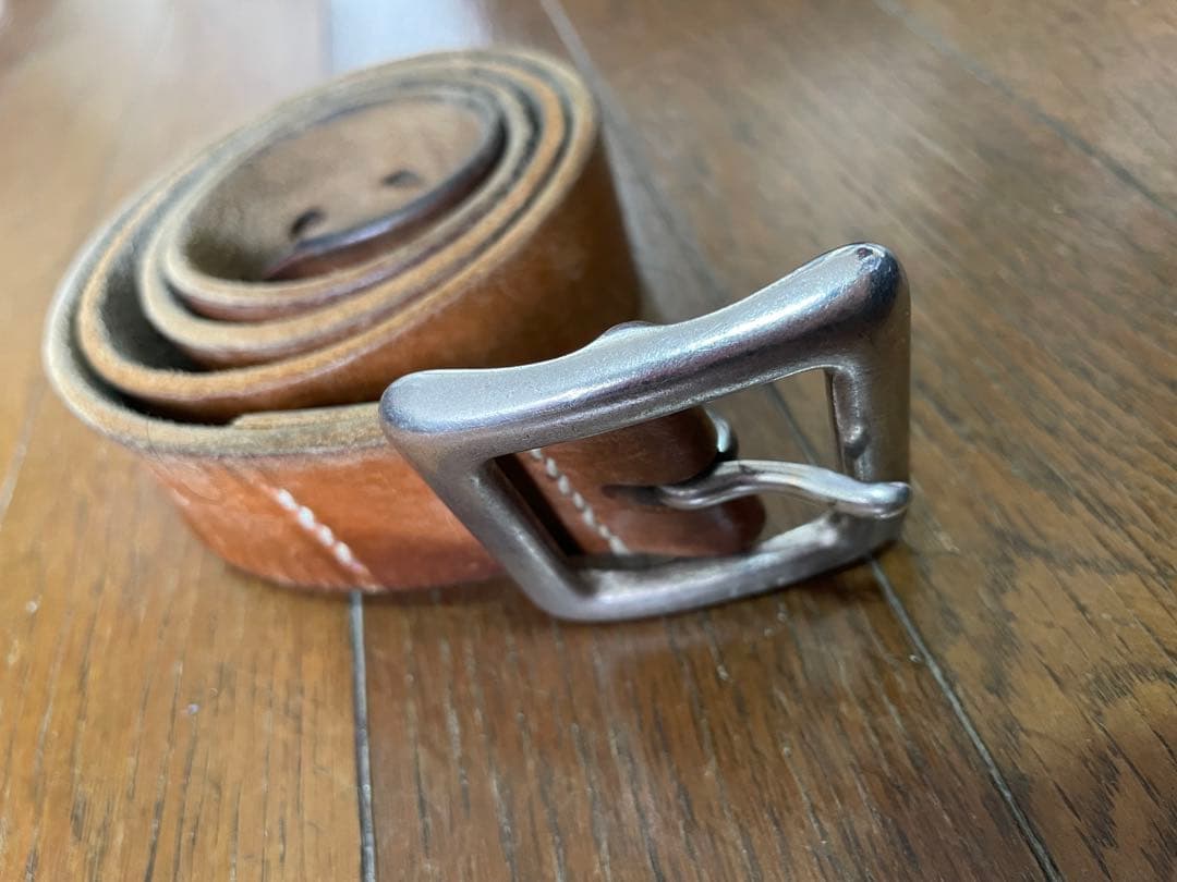 フルカウント　ブラウンレザーベルト　サイズ36 楽天市場】フルカウント FULLCOUNT 5mm厚 Wild Leather Garrison Belt