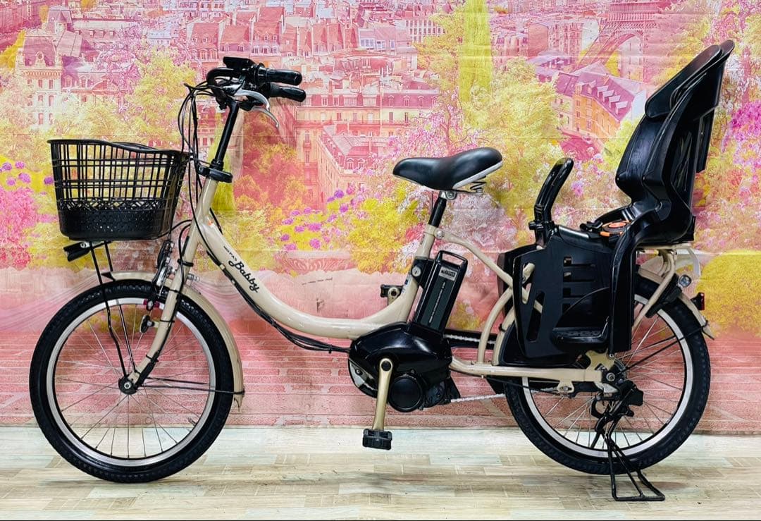 ZK3462 電動自転車 ヤマハ パスバビー 子供乗せ 20インチ 送料無料