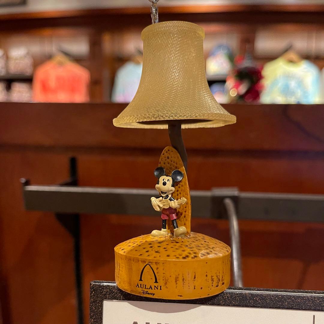 ハワイ・アウラニディズニー限定☆ ミッキーランプ型 オーナメント