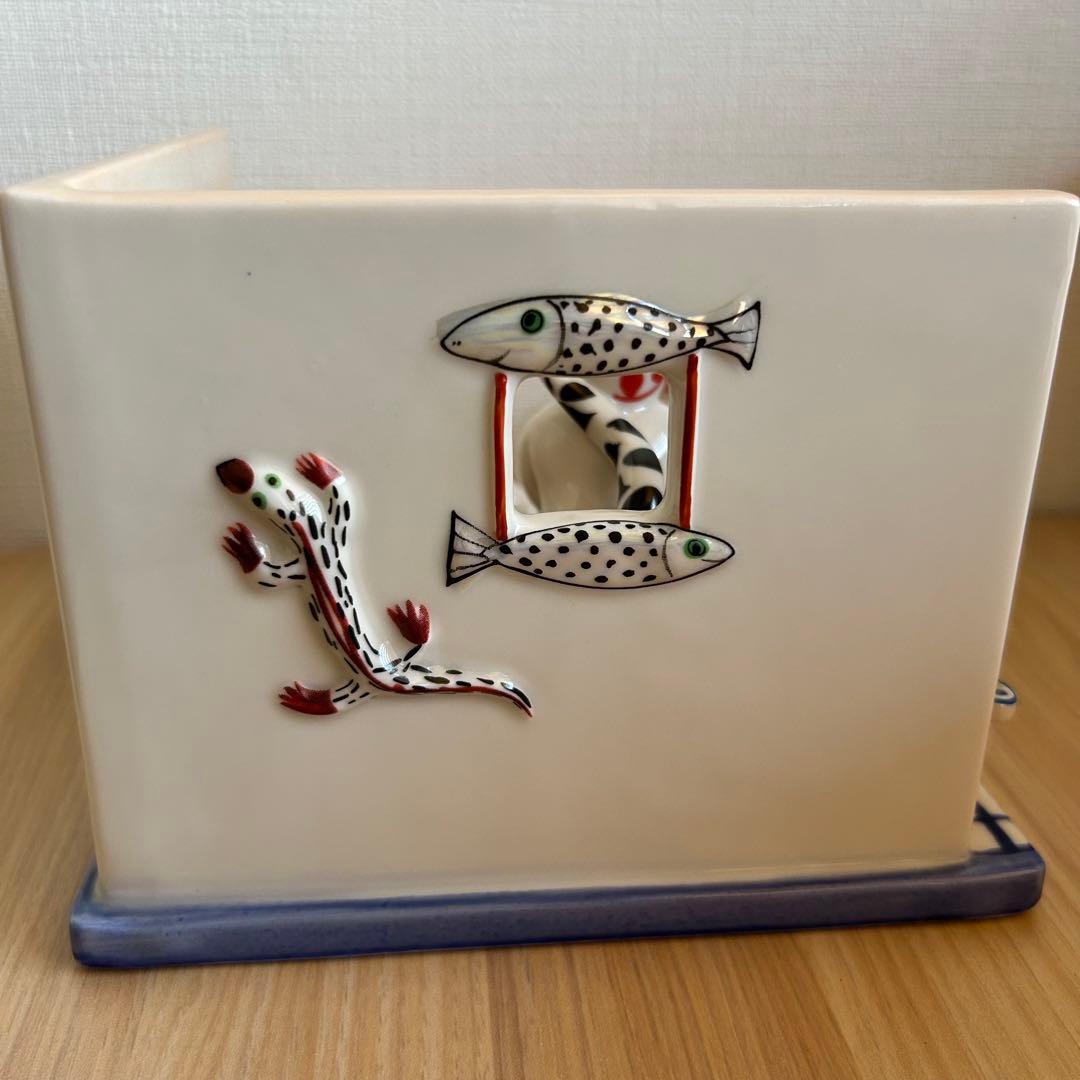 スプーン補修跡あり】Villeroy&Boch ビレロイボッホ サウナ 猫