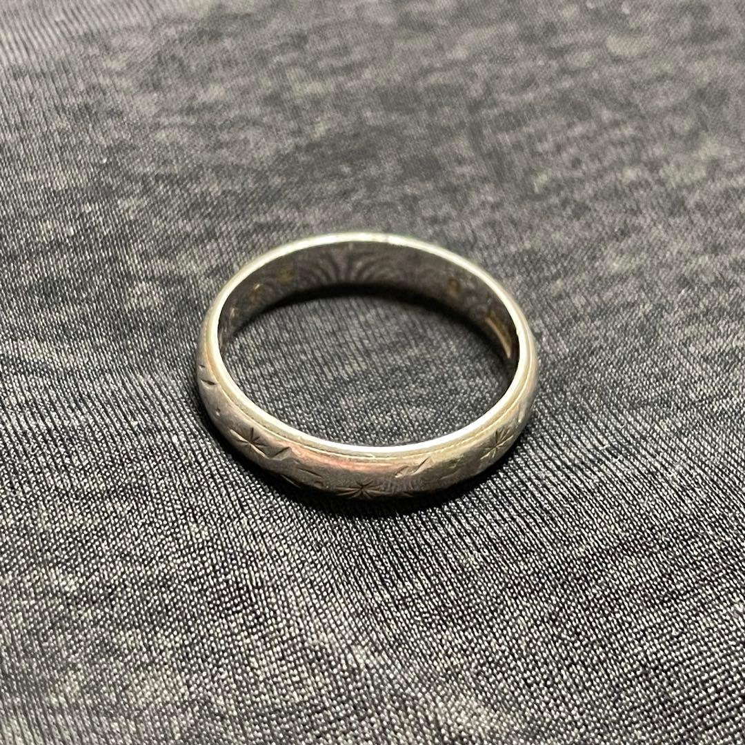 プラチナ　ヴィンテージ　リング　Pt900