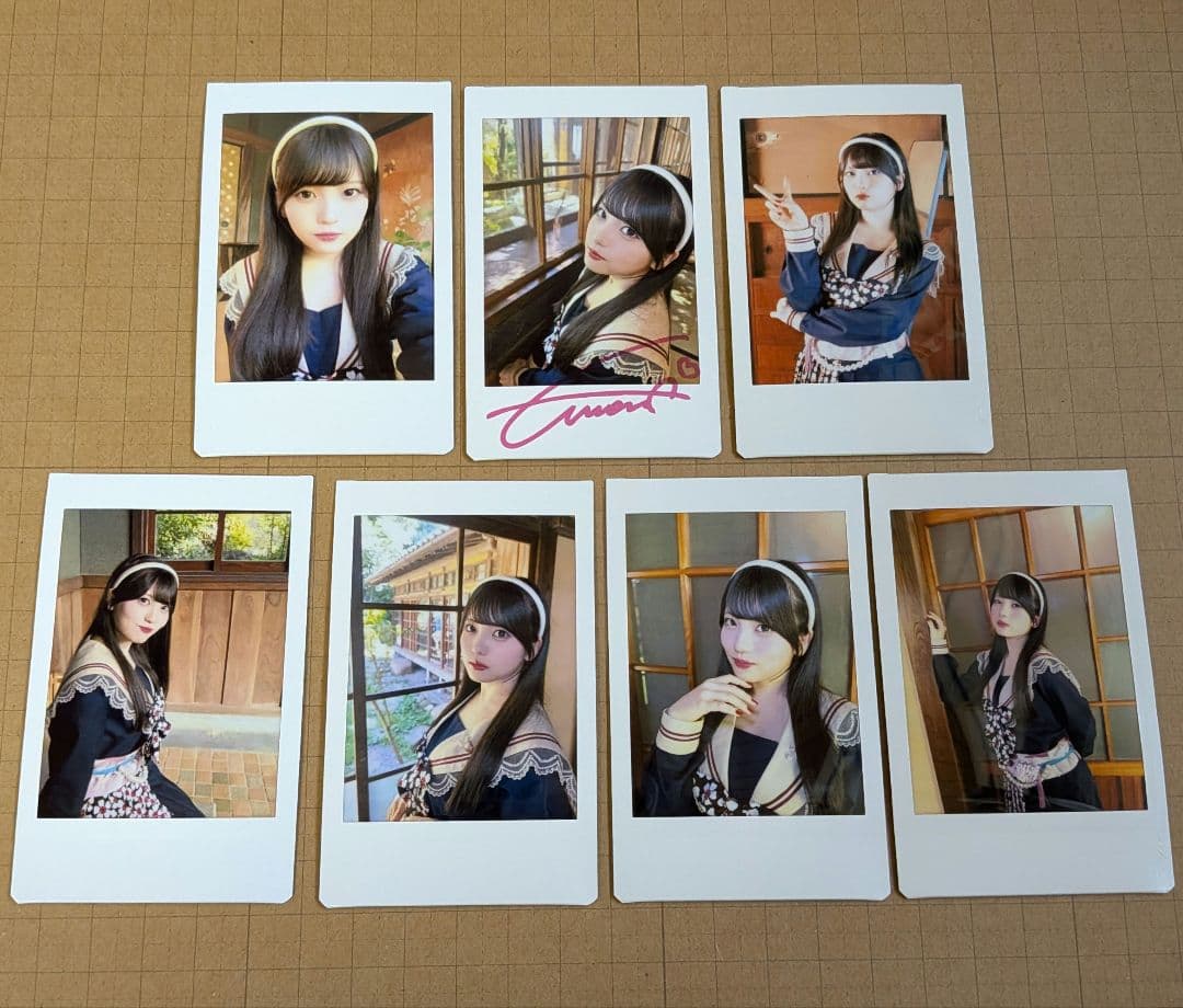 ファントムシータ 怪忌蝶寫眞集 ランダムチェキ もな サイン チェキ ③