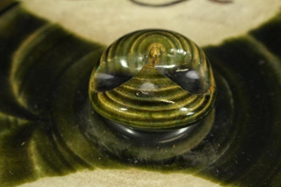 茶道具 織部 水指 在印 美品(BB477) - メルカリ