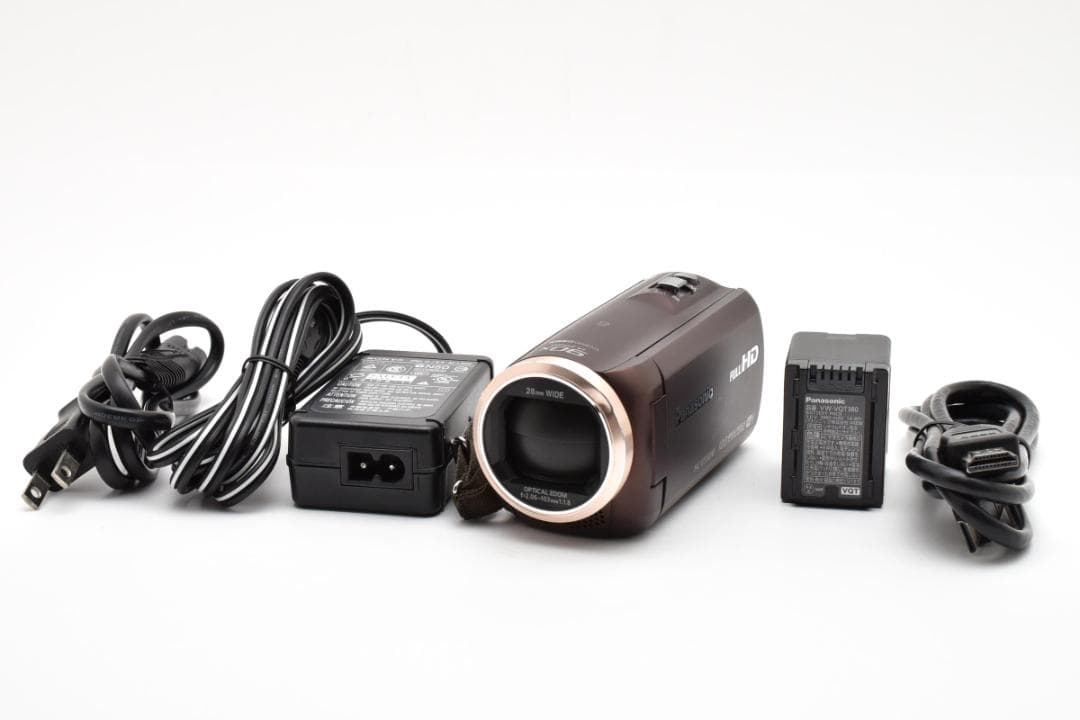 【美品】Panasonic ビデオカメラ HC-V550M　ブラウン　動作確認済