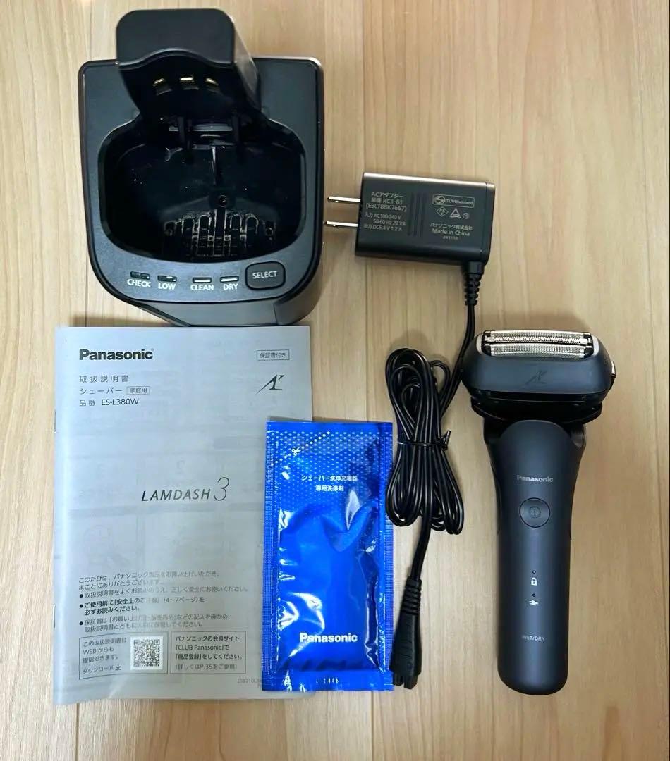Panasonic LAM DASH3 ES-L380W-A 電気シェーバー