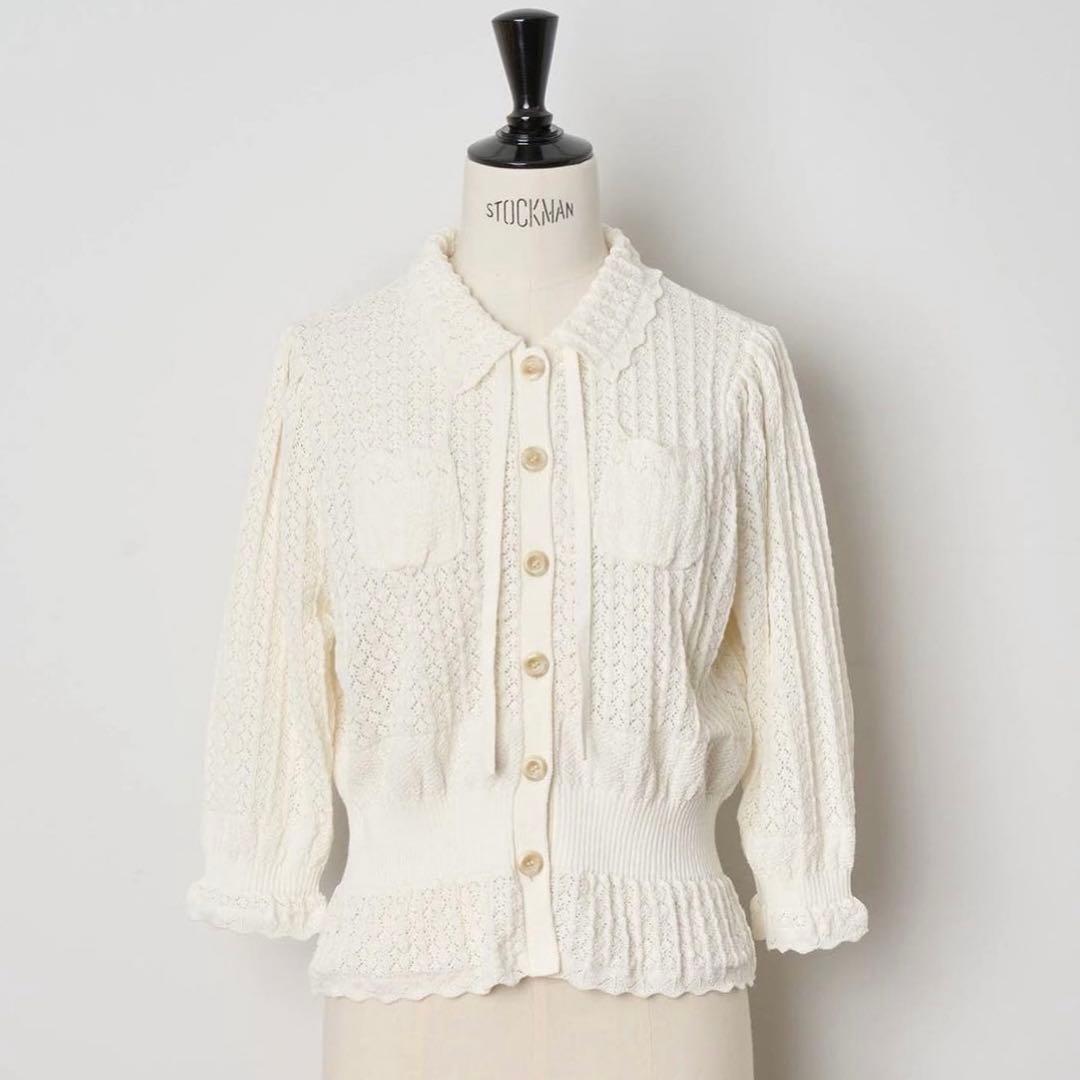 palejute ペールジュート 石田ゆり子さん着用 レース カーディガン