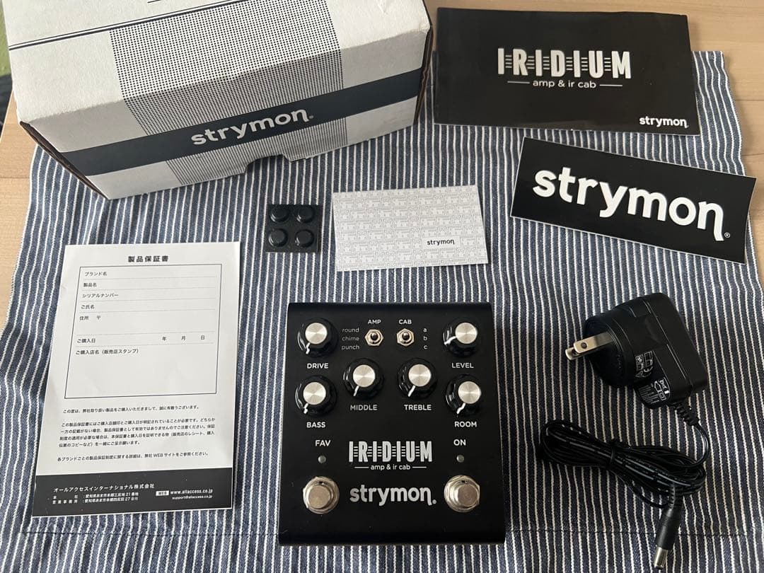 strymon IRIDIUM amp & ir cab アンプシュミレーター strymon IRIDIUM キャビネットエミュレーター AMP & IR CAB「DYNAX IR