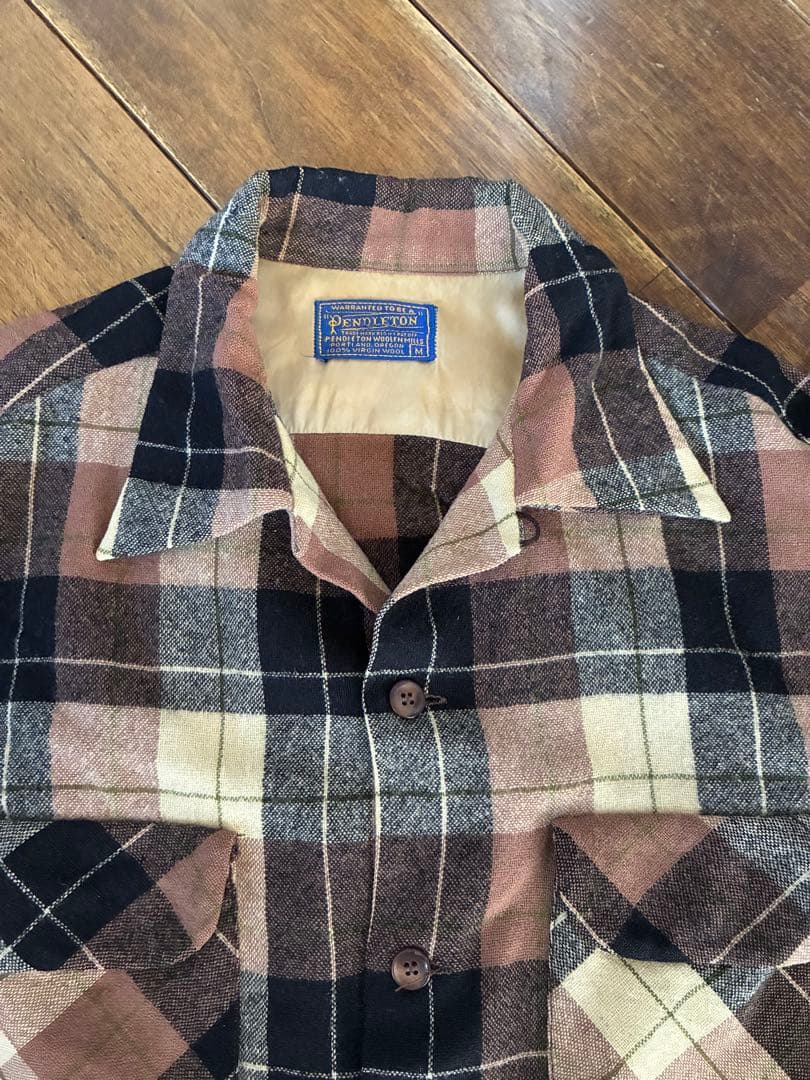 vintage 50s Pendleton ボードシャツ Mサイズ