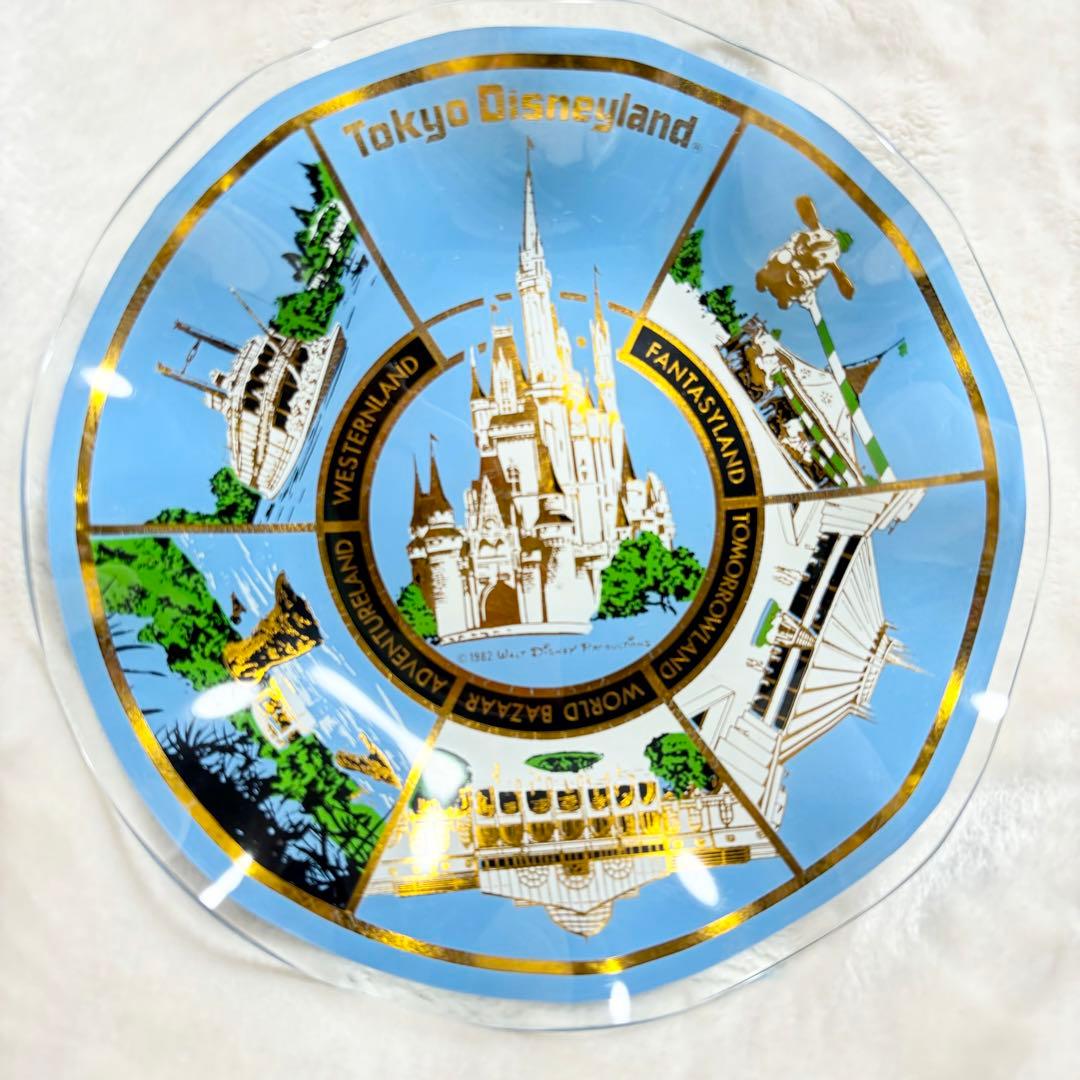 1982年製✩東京ディズニーランド グランドオープン記念ガラスプレート