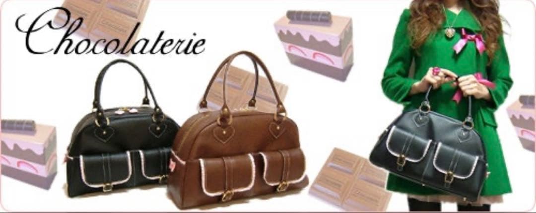 コケティッシュティアラ ハートボストンバッグ（未使用品）日本製 合皮