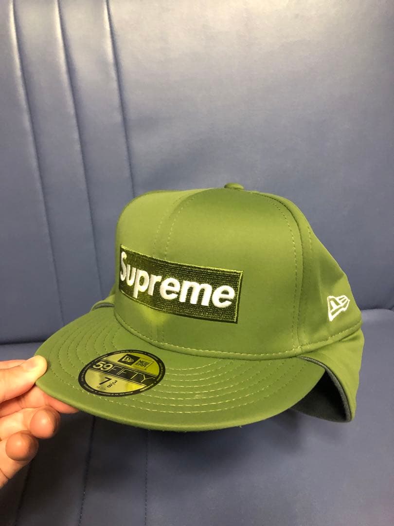 Supreme 59FIFTY キャップ オリーブ 7 3/8 58.7cm
