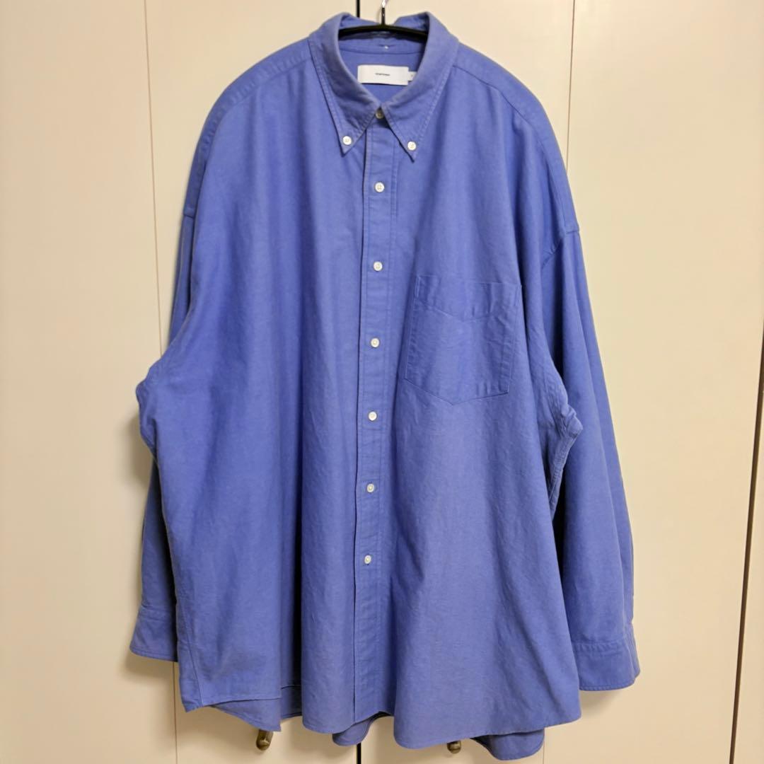 グラフペーパー Oxford L/S Oversized B.D Shirt
