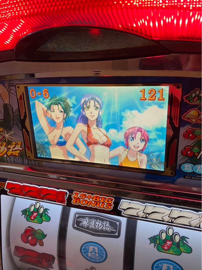 希少！パチスロ 麻雀物語 4号機 スロット実機 夏パネル - メルカリ