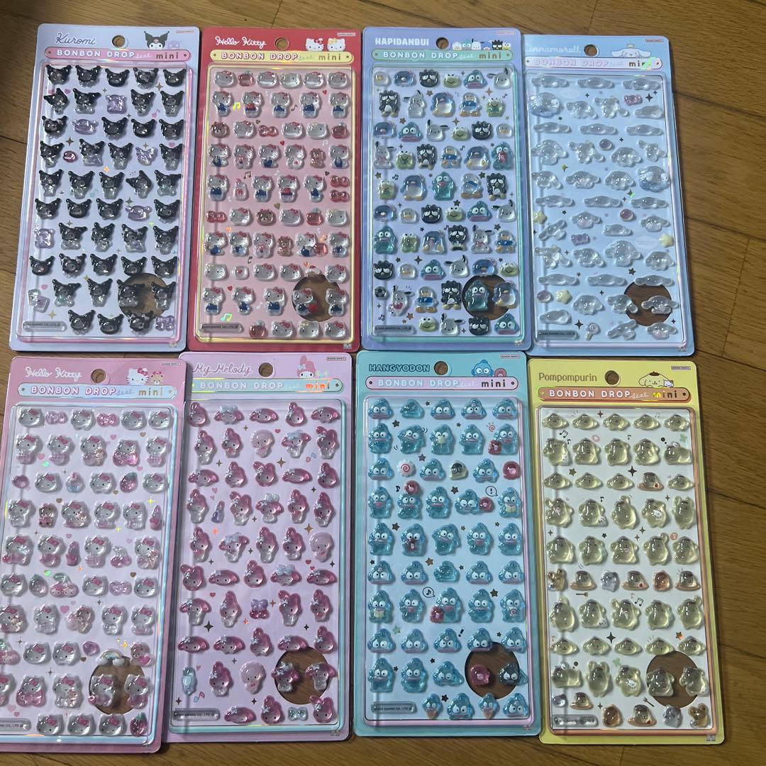 ボンボンドロップシール　サンリオミニ　ミニ シールセット