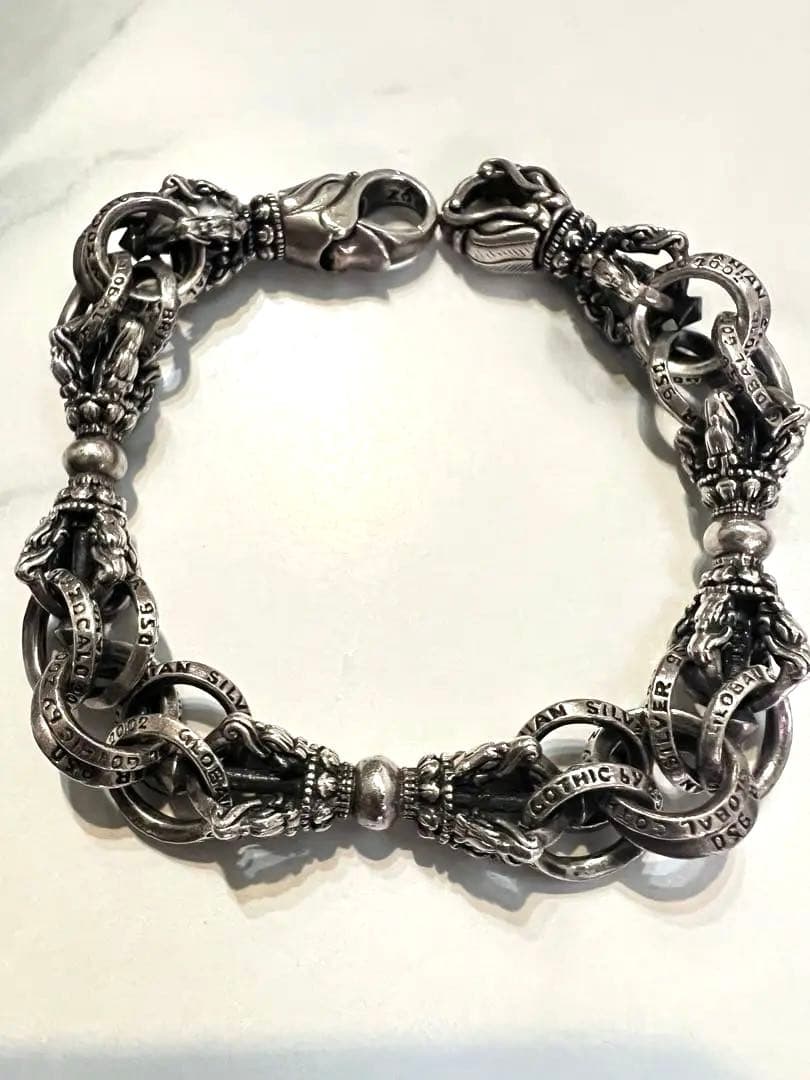 正規品 ZOCALO ダブル バードドージェ ブレスレットシルバー21cm