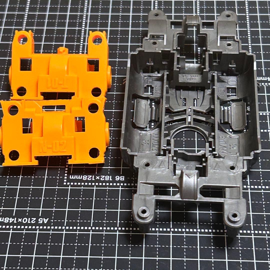 ミニ四駆 MSフレキ加工 センターシャーシカット無しフレキ バンパー