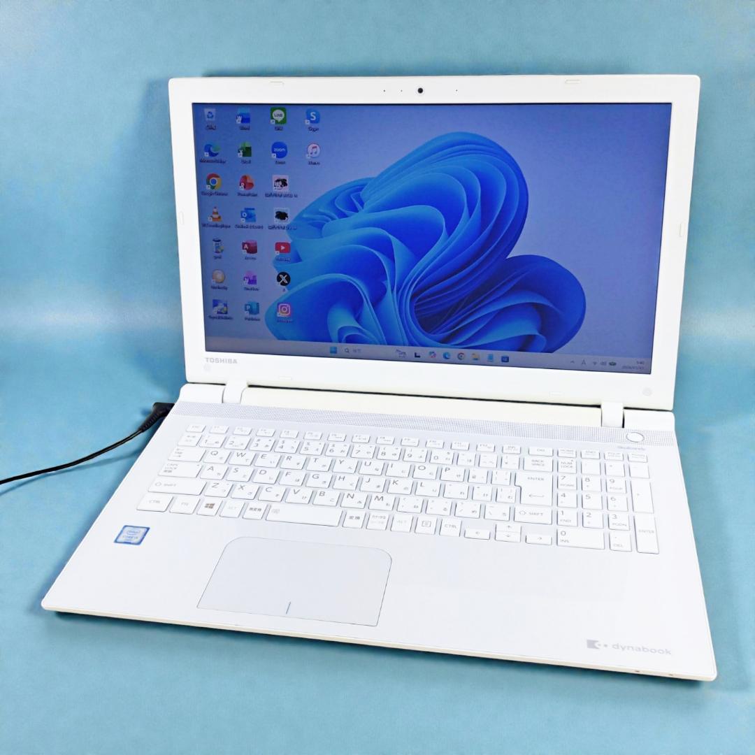 高速SSD☆Corei5☆Win11 東芝ノートパソコン メモリ8GB カメラ付