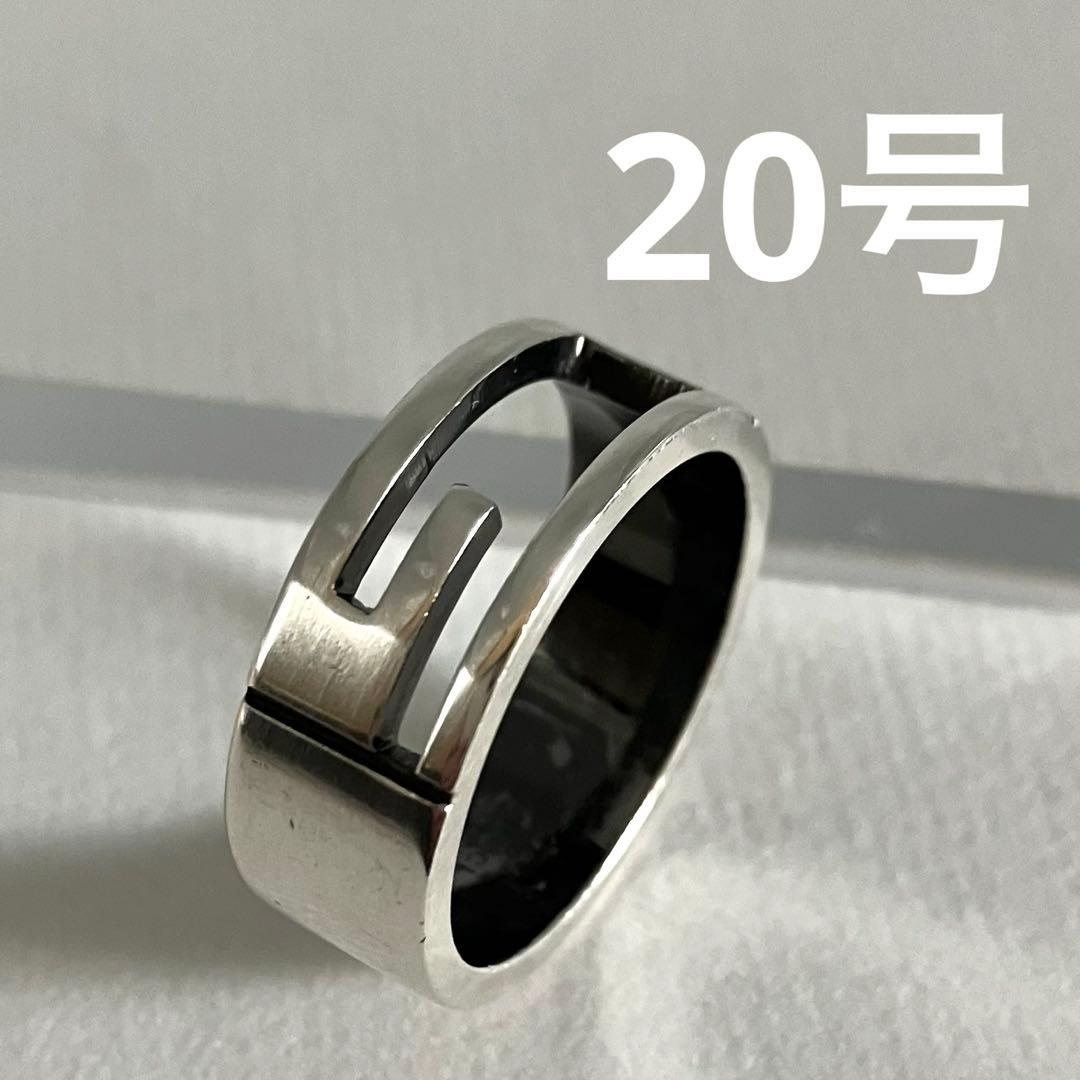 GUCCI グッチ ブランデッドG シルバー925 リング 指輪 約20号 - メルカリ