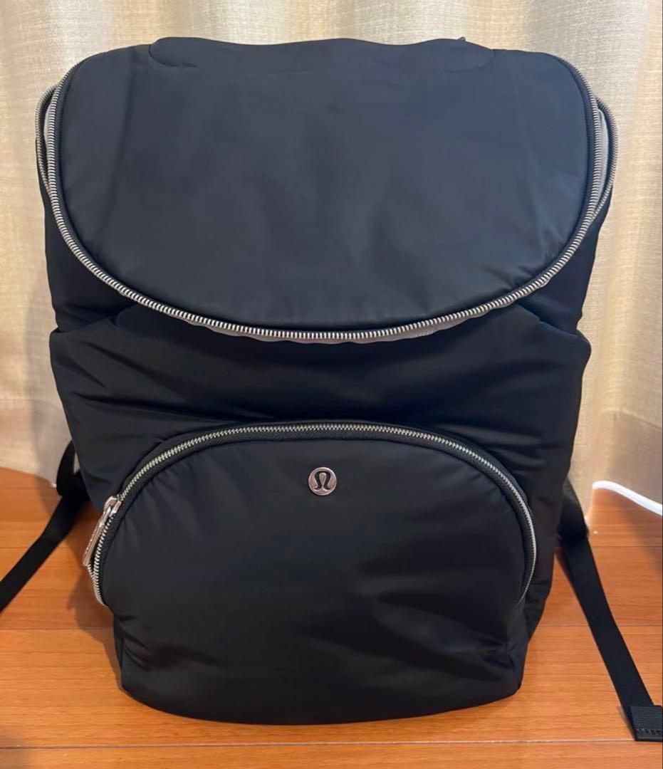 Lululemon 黒 マザーズバッグ　リュック Lululemon Run All Day Backpack II *Womens Fit 13L - Black - lulu