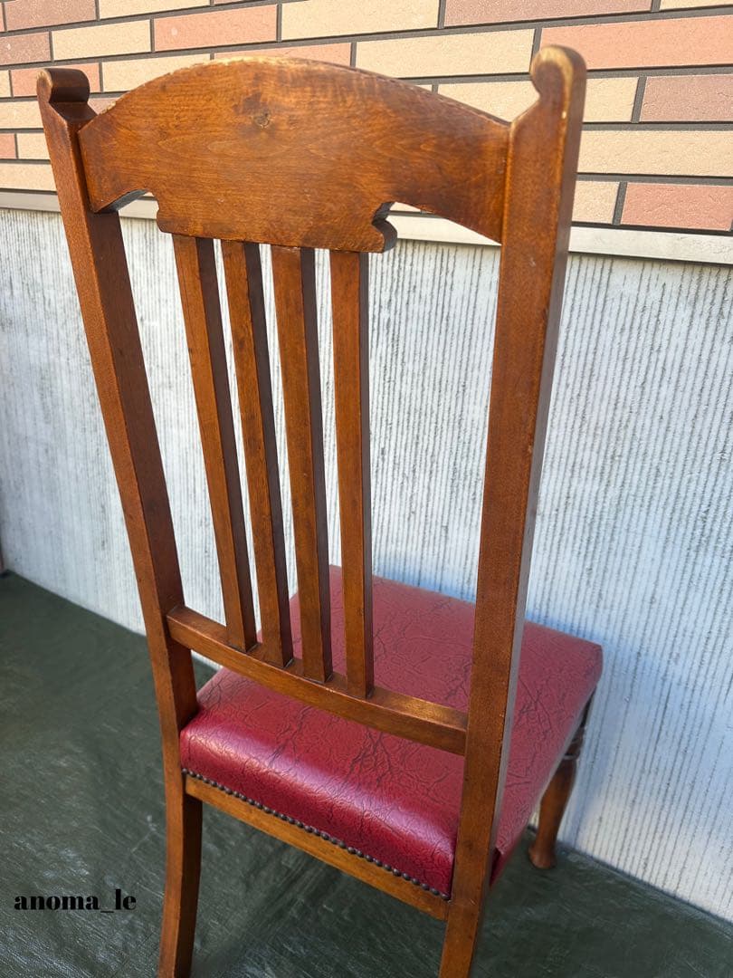 ダイニングチェア】木製 ハイバック スラットバックチェア 英国