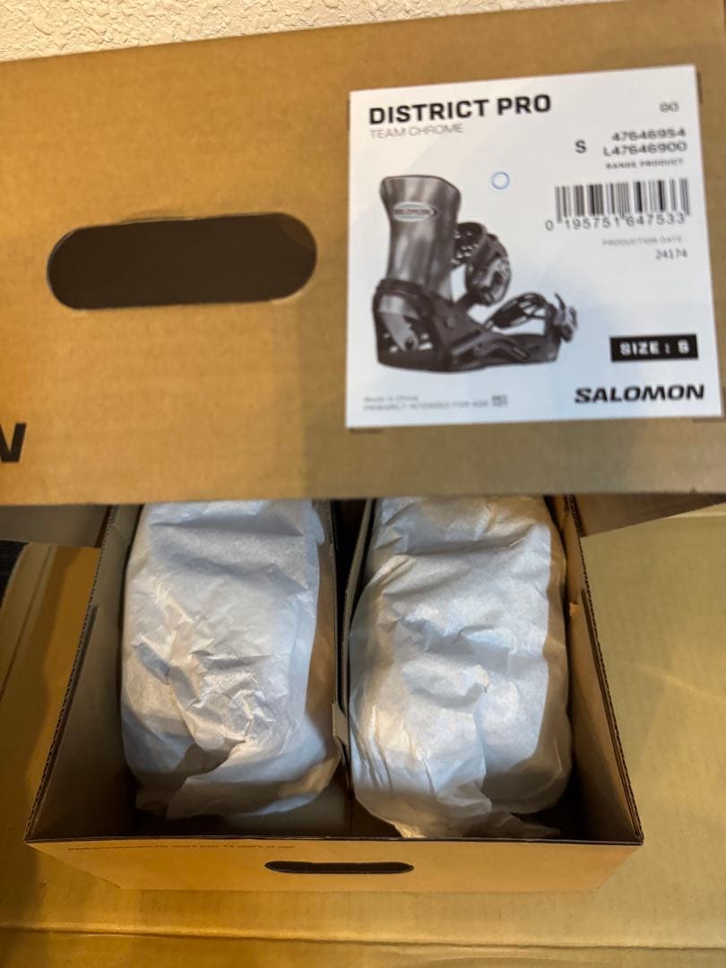スノーボード 24-25 SALOMON DISTRICT PRO TEAM CHROME S