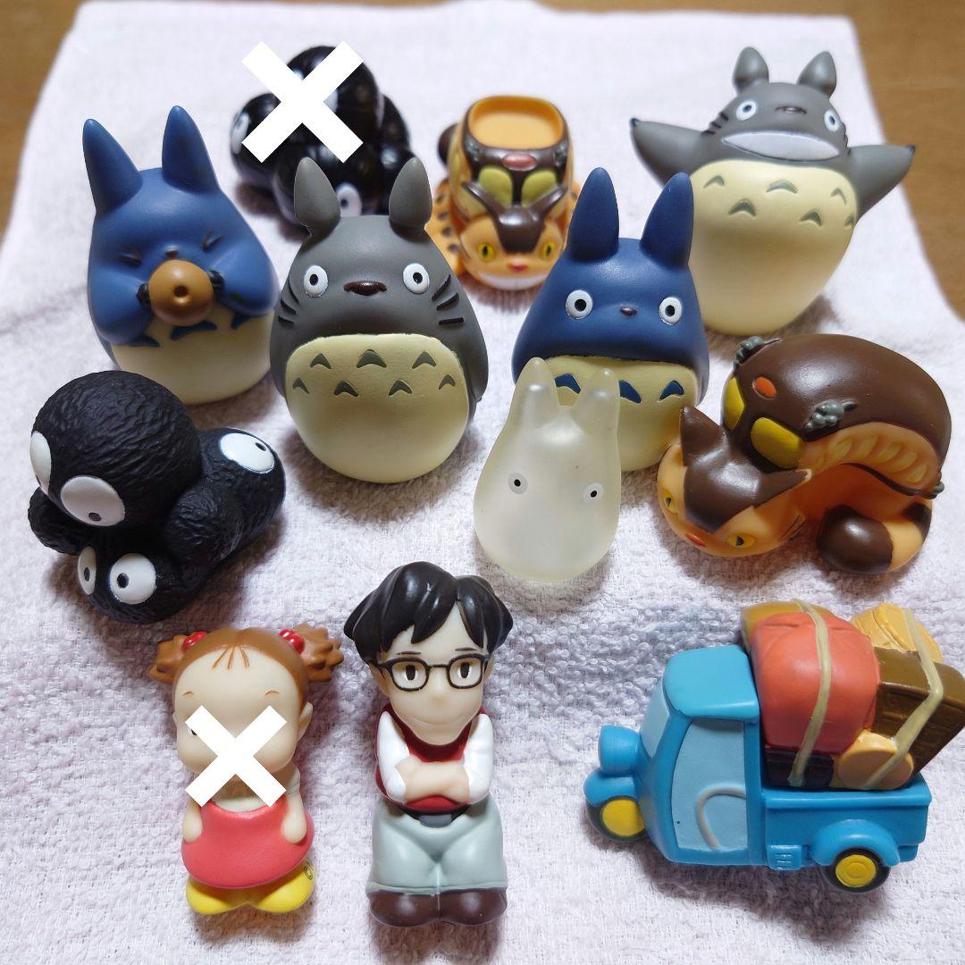 ジブリ 指人形 ソフビ となりのトトロ ネコバス フィギュア まっくろくろすけ