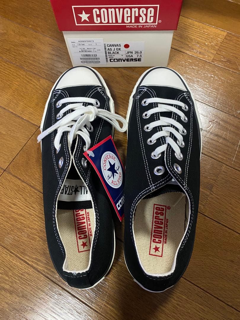 コンバース　オールスター　日本産　made in japan 26cm
