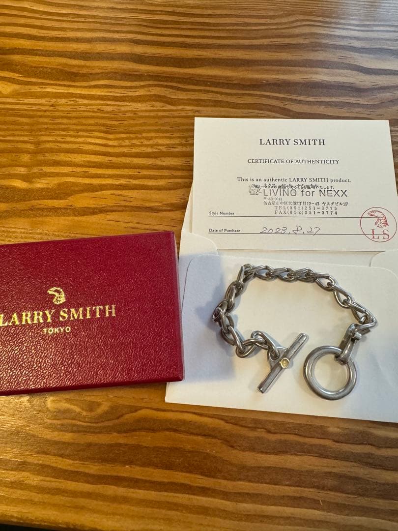 定価14万LARRYSMITH COUNTRYCHAINBRACELET 18K