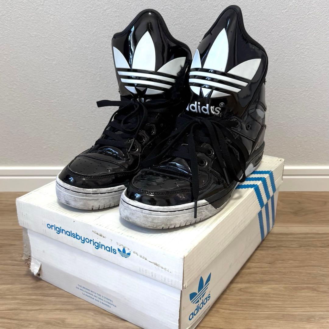 JS Superstar Hi ブラック 28cm 箱・タグあり 着用少 美品