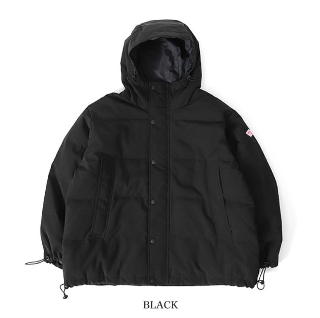 DANTON オーバサイズ フーデッドダウンジャケット