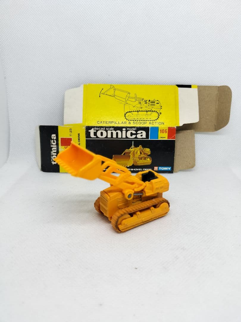 《黒箱トミカ106-1-3》小松ドーザーショベルD65S【KOMATSU】未使用
