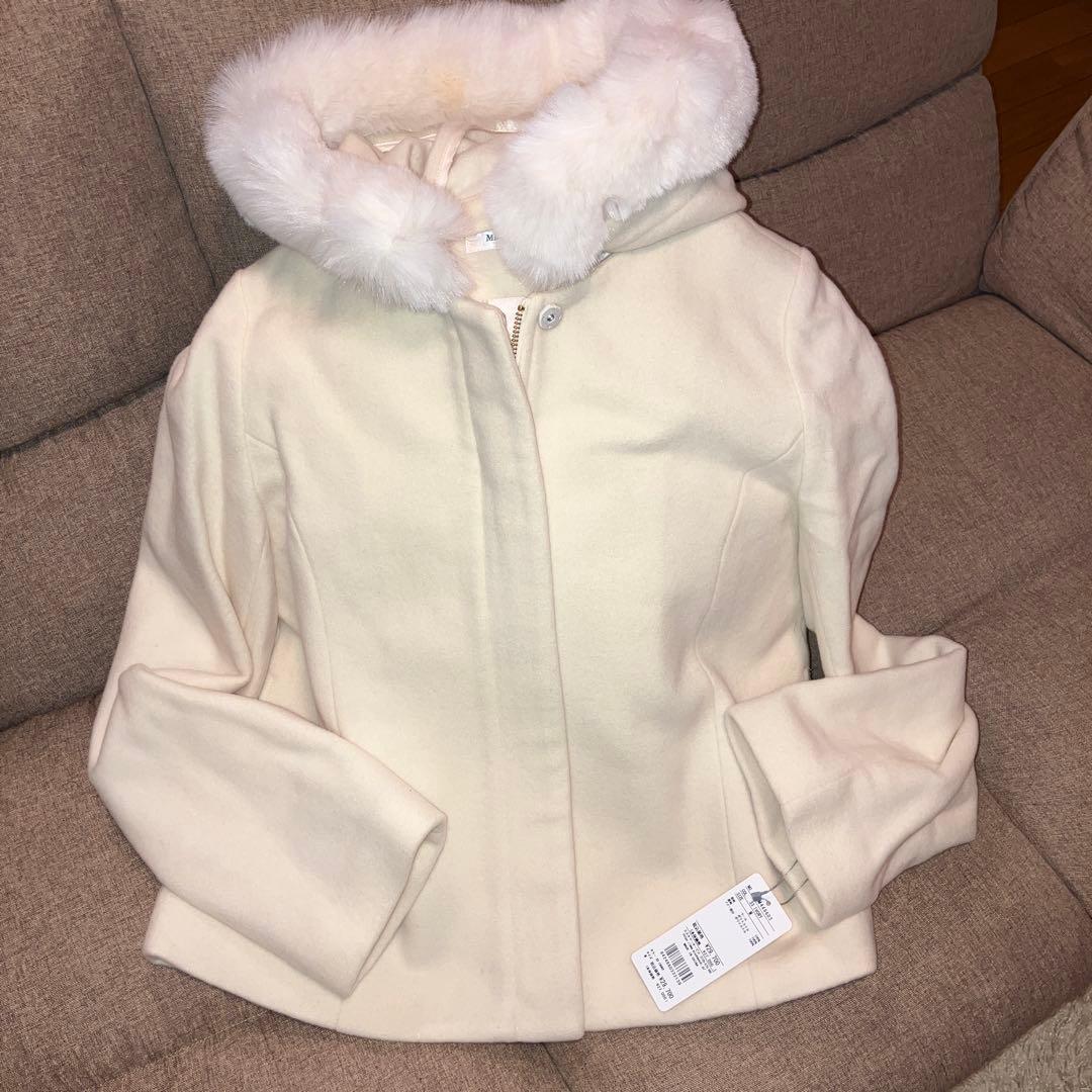 MISCH MASCH フードファー付きショートコート