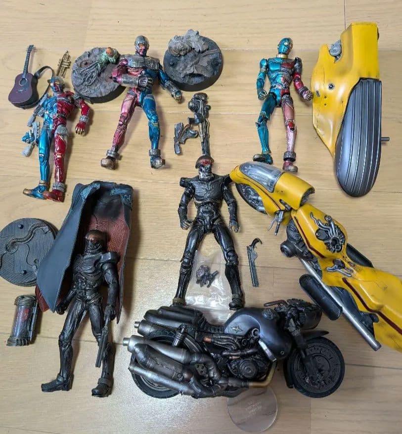 S.I.C. キカイダー、01、ハカイダー　ライドマシン　 5体セット