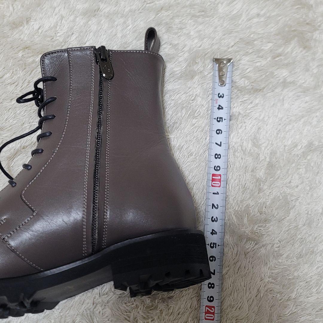 極美品✨銀座かねまつ AQUABELLレースアップブーツ 晴雨 - メルカリ