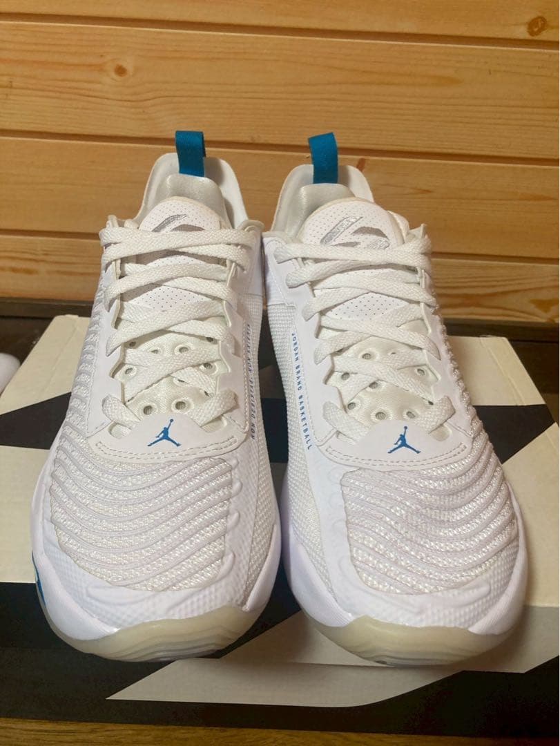 ク*o様 ナイキ ジョーダン ルカ 1 PF ホワイト/ネオ ターコイズ 26.