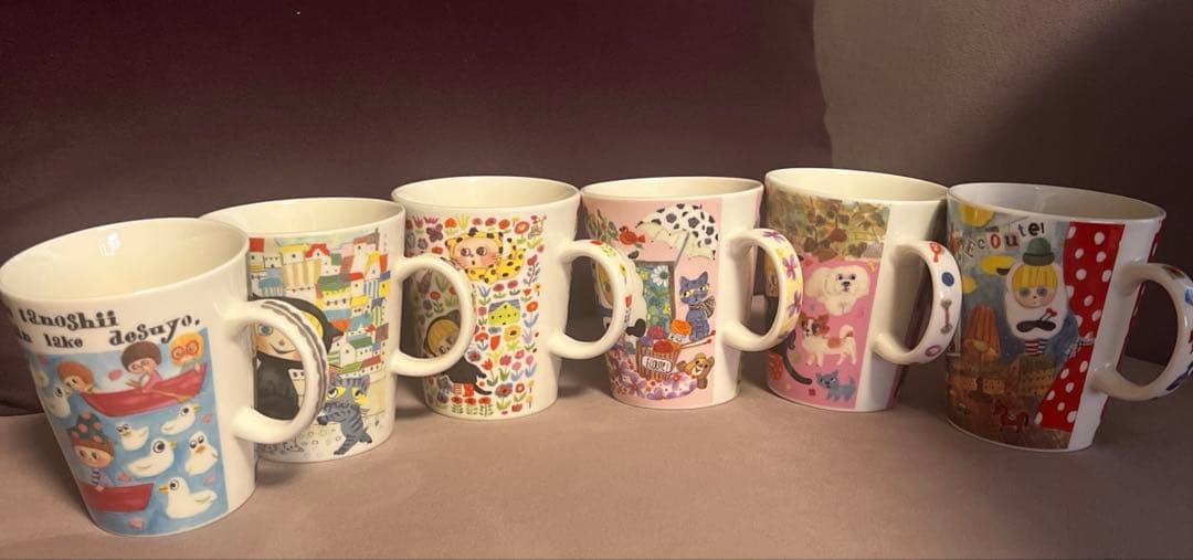 エクートファニーマグマグカップ マリーニモンティーニ　6点セット