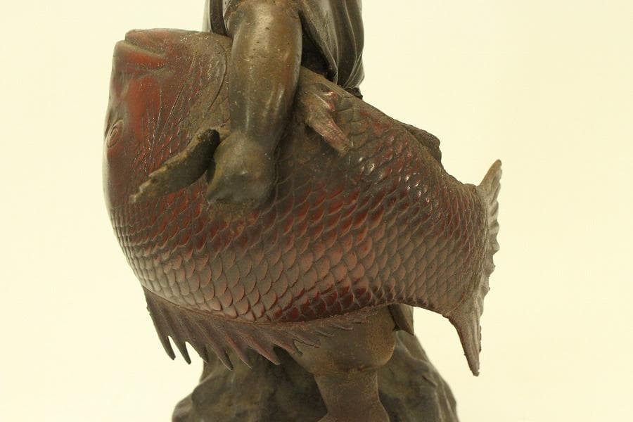 恵比寿 鯛釣 置物 吉祥 縁起物(ZE489) - メルカリ