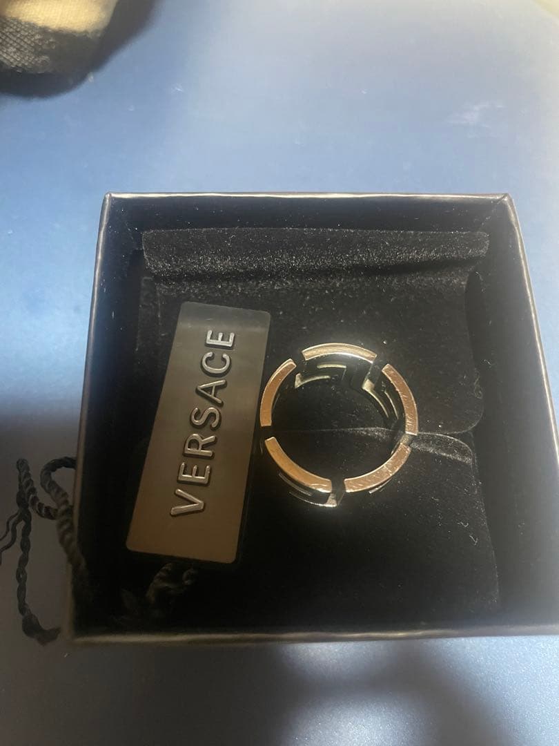 VERSACE メドューサグリークリング ヴェルサーチ シルバー