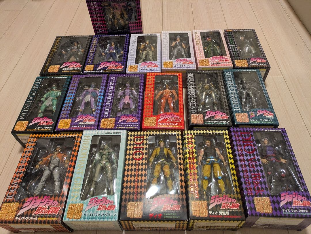 ジョジョの奇妙な冒険 フィギュア18体セット　3部　超像可動