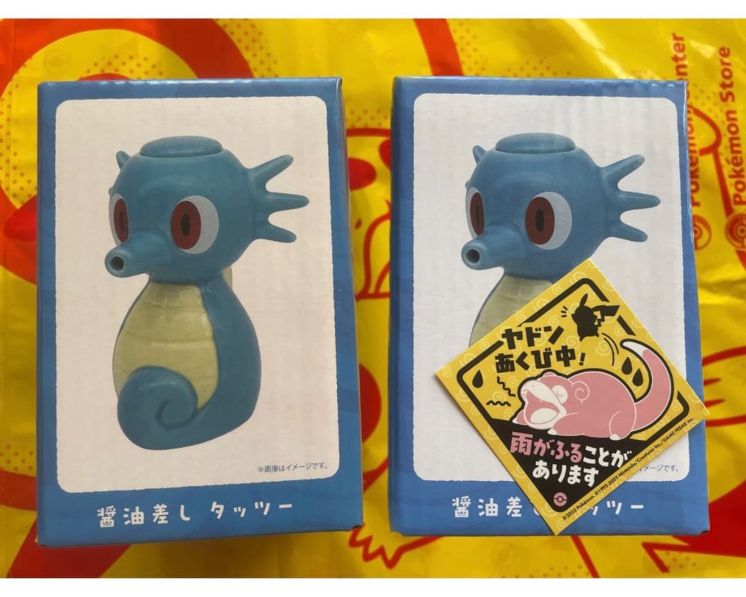 【新品】シール付き ポケモンセンター カガワ限定 タッツー 醤油差し×2