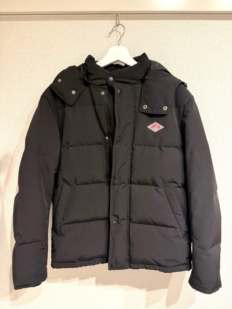 DANTON ダントンダウンジャケット　ブラック【サイズ40】