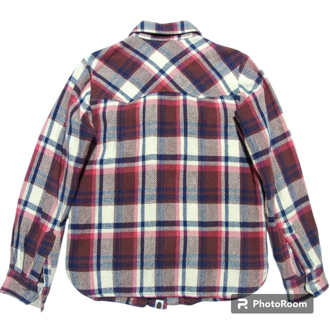 初期 A BATHING APE エイプ ラブジェネチェック シャツ ネルシャツ