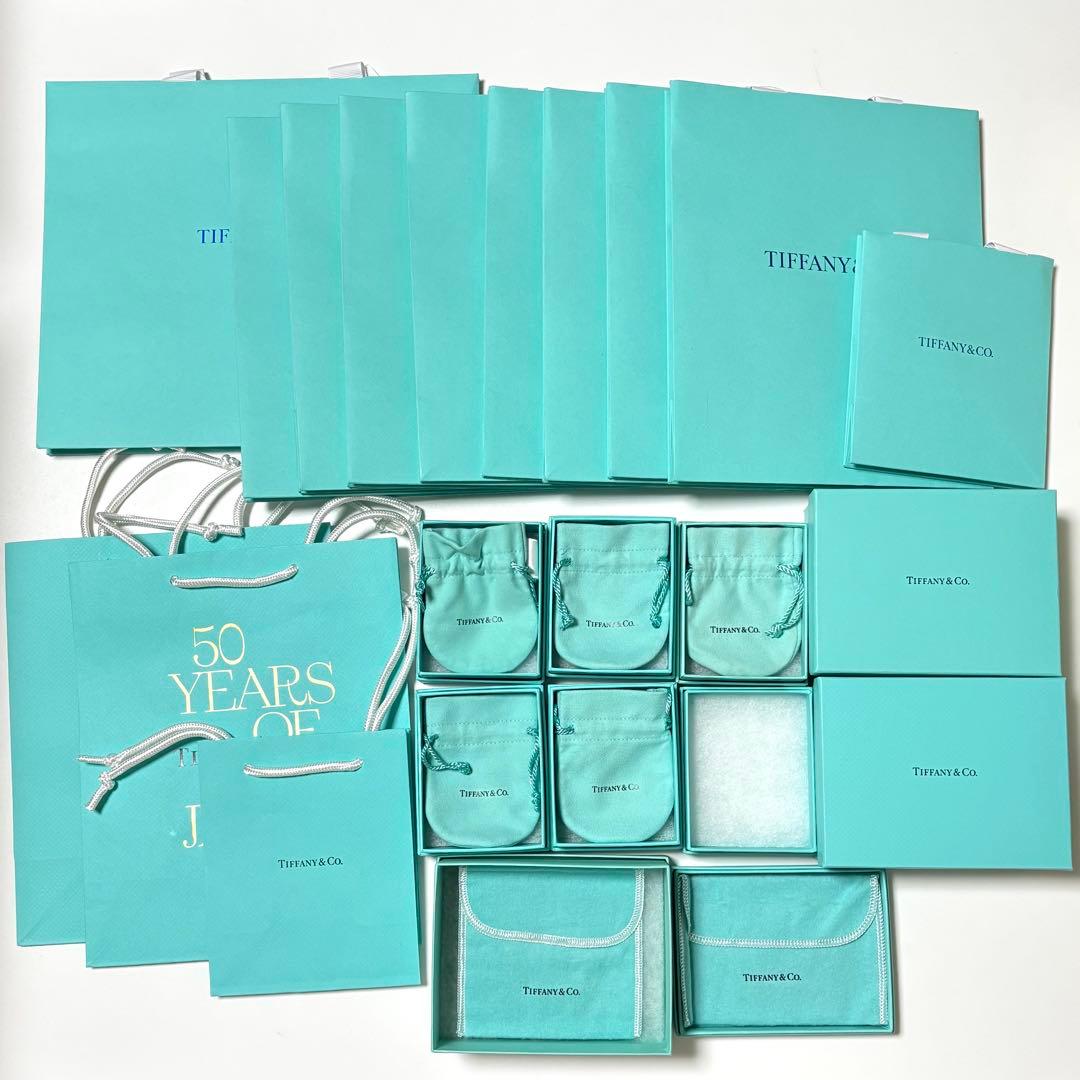 Tiffany 紙袋 空箱 保存袋 30点セット まとめ売り - メルカリ
