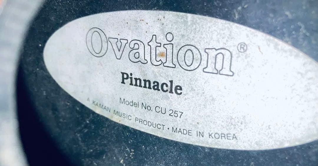 動作良好・希少品】OVATION CU257-RRB pinnacle - メルカリ